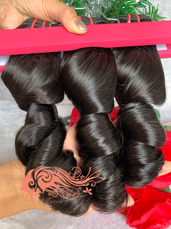 Csqueen 9A Romance Curly 2 Bundles 100% Human Hair Unprocessed Hair - Click Image to Close